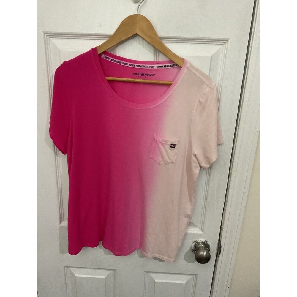Tommy Hilfiger Sport Pink Ombre T-Shirt